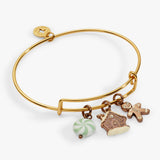 Pink Christmas Multi-Charm Bangle