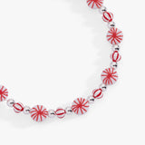 Peppermint Beaded Bangle
