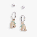 Polar Bear Earring Set of 2