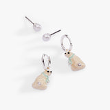 Polar Bear Earring Set of 2