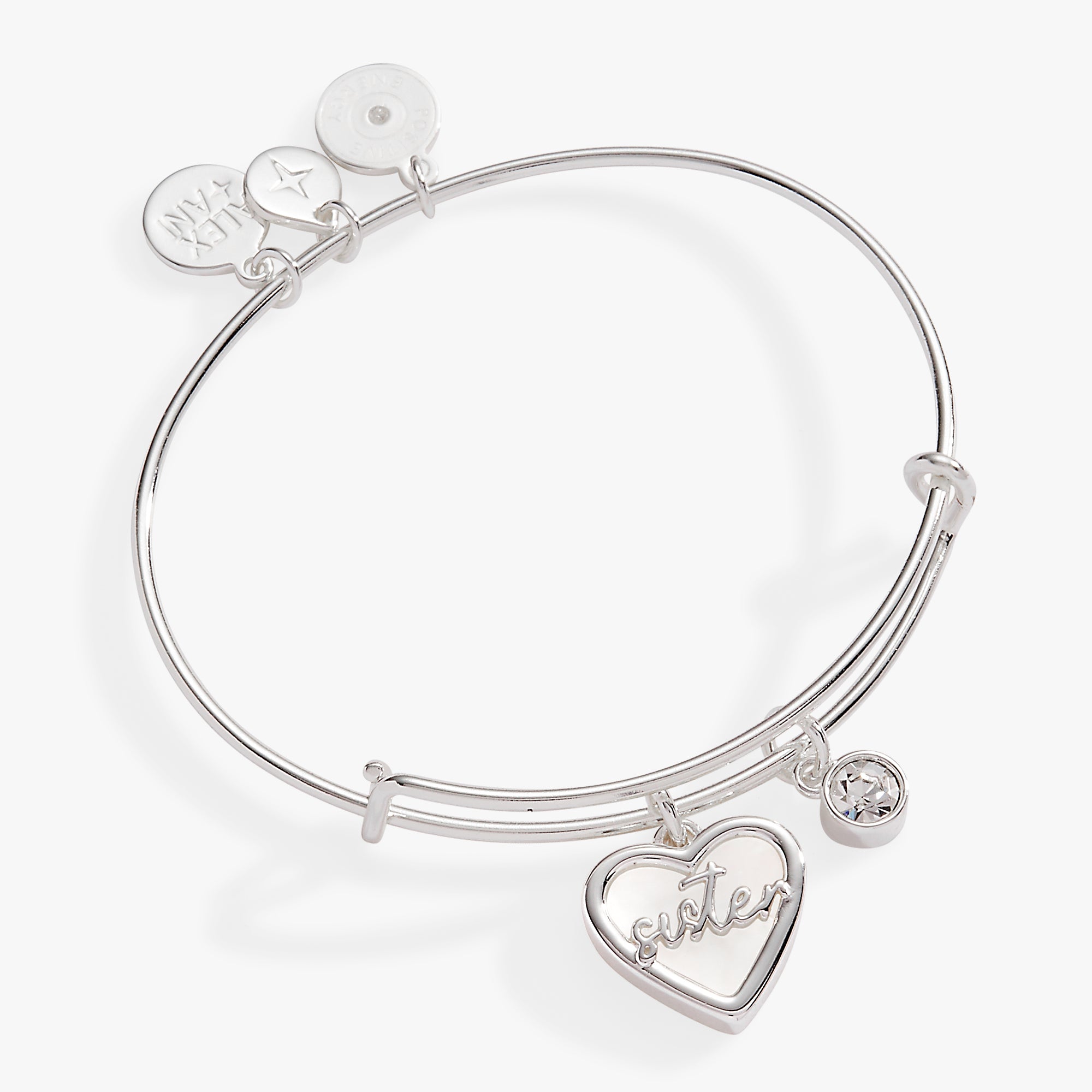 Heart Bracelet Sterling Silver Sister Bracelets Heart Matching