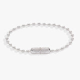Wings with Cross Barrel Closure Bracelet