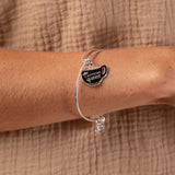 Caffeine Queen' Coffee Mug Charm Bangle