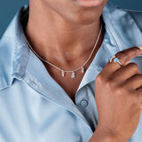Star Charm Necklace + Crystal Ring Gift Set