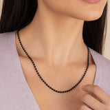 Black Ball Chain Necklace