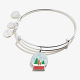 Snow Globe Charm Bangle