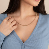 Gold Ball Chain Necklace