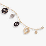 Multi-Charm Celestial Chain Bracelet
