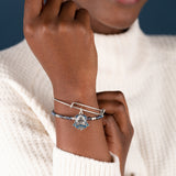 The Polar Express™ Train Charm Bangle + Beaded Bangle, Set of 2