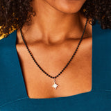 Black Ball Chain Necklace