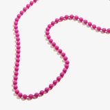 Pink Ball Chain Necklace