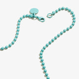 Turquoise Ball Chain Necklace