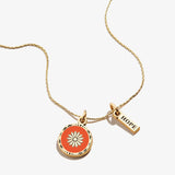 Daisy + Hope Mantra Duo Charm Necklace