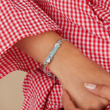 'Follow Your Dreams' Anchor Inline Charm Bangle