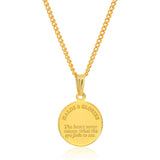 Letter M Necklace, Halos & Glories