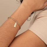 Harry Potter™ Illumination Beaded Charm Bangle, Gold