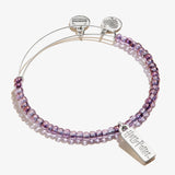 Harry Potter™ Illumination Beaded Charm Bangle, Purple