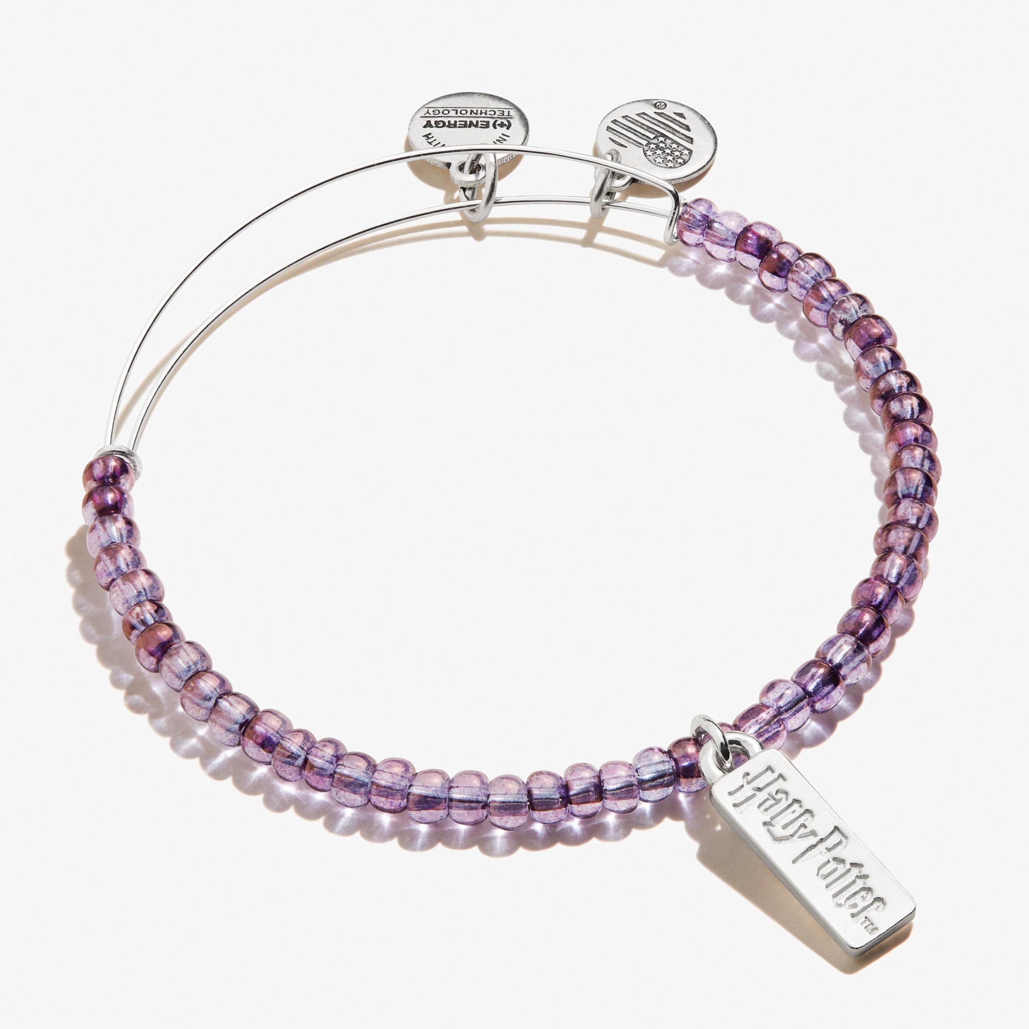 Harry Potter Illumination Beaded Charm Bangle, Purple – ALEX AND ANI