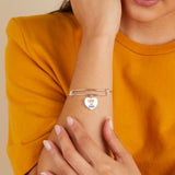'Love is Love' Charm Bangle