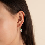 Tropical Hoop Earrings III