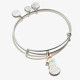 Holiday Snowman Charm Bangle