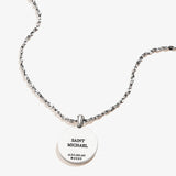 Archangel Michael Duo Charm Necklace