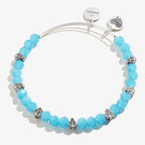 Anchor Beaded Bangle, Blue