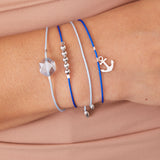 Anchor Cord Bracelets, Set of 4