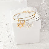2022 Snowflake Charm Bangle