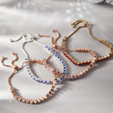 Bolo Tennis Bracelet, Sapphire