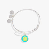 Crystal Cosmic Balance Charm Bangle Bracelet