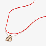 Cherries Cord Necklace, 18"