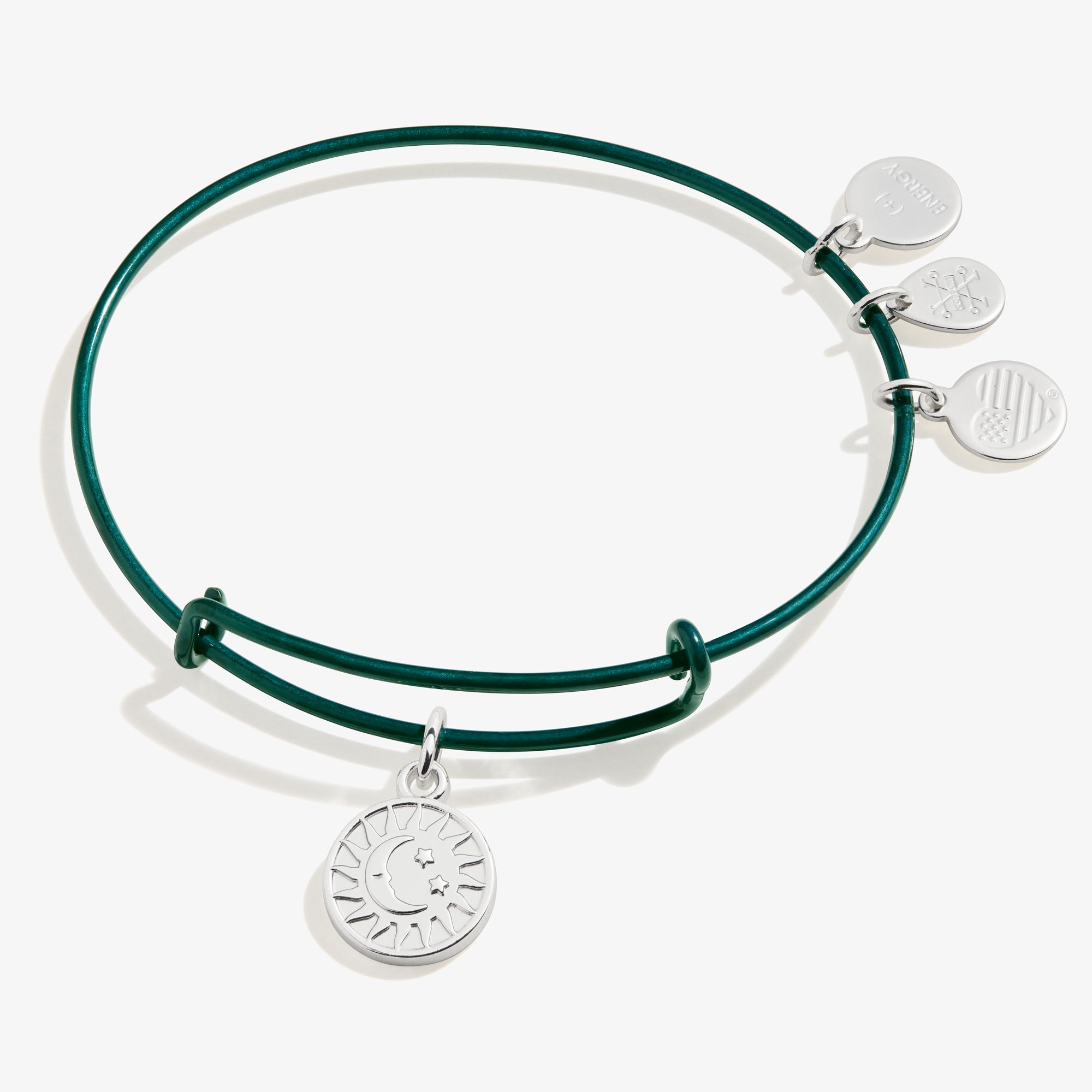 Cosmic Balance Charm Bangle Bracelet, Green Alex and Ani – ALEX
