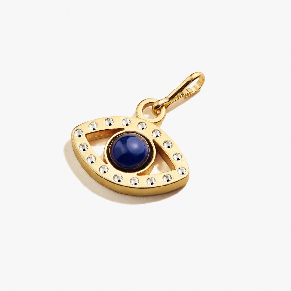Evil Eye Pavé Crystal + Sodalite Charm, 14kt Gold over .925 Sterling Silver, Alex and Ani