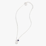 Circle Charm + Sodalite Bead Necklace