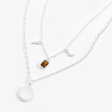 Wisdom + Potential Multi-Charm Layered Necklace