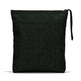 Gabriel Leather Fold Over Clutch, Forest Green