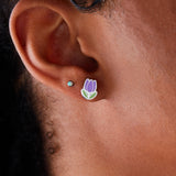 Happiness Flower + Butterfly Stud Earrings, Set of 2