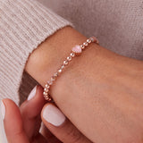 Heart Stretch Bracelet, Pink