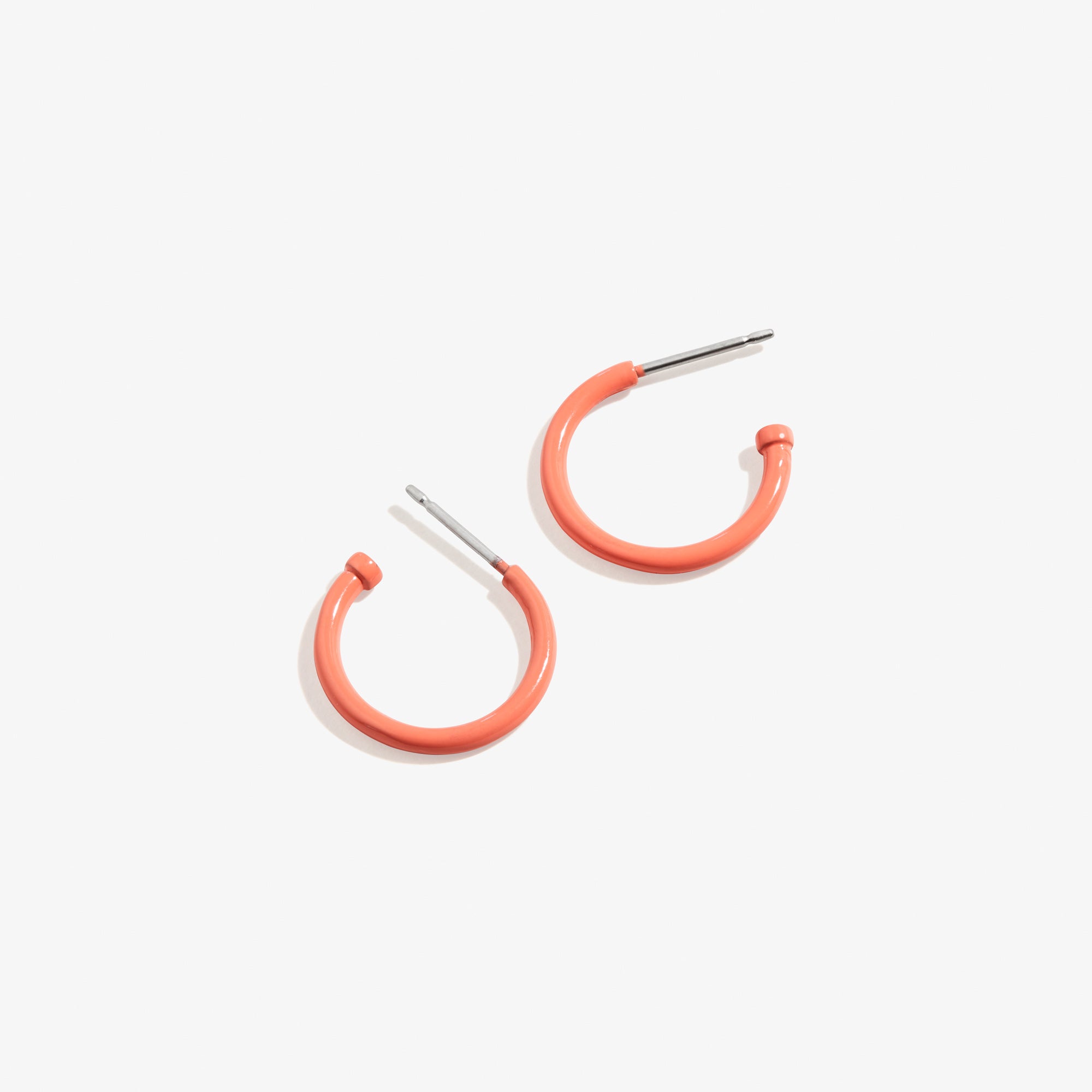 Huggie Hoop Earrings, Coral | Alex and Ani ALEX AND ANI Huggie Hoop Earrings, Coral | Alex and Ani ALEX AND ANI