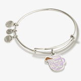 Mama Needs Coffee' Charm Bangle Bracelet