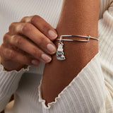 'Merry Catmas' Charm Bangle Bracelet