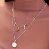 Wisdom + Potential Multi-Charm Layered Necklace