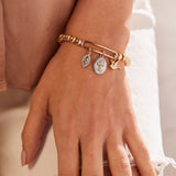 Pavé Cross Stretch Bracelet