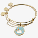 'Pawtumn' Cat Fall Leaves Charm Bangle