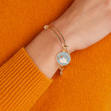 'Pawtumn' Cat Fall Leaves Charm Bangle