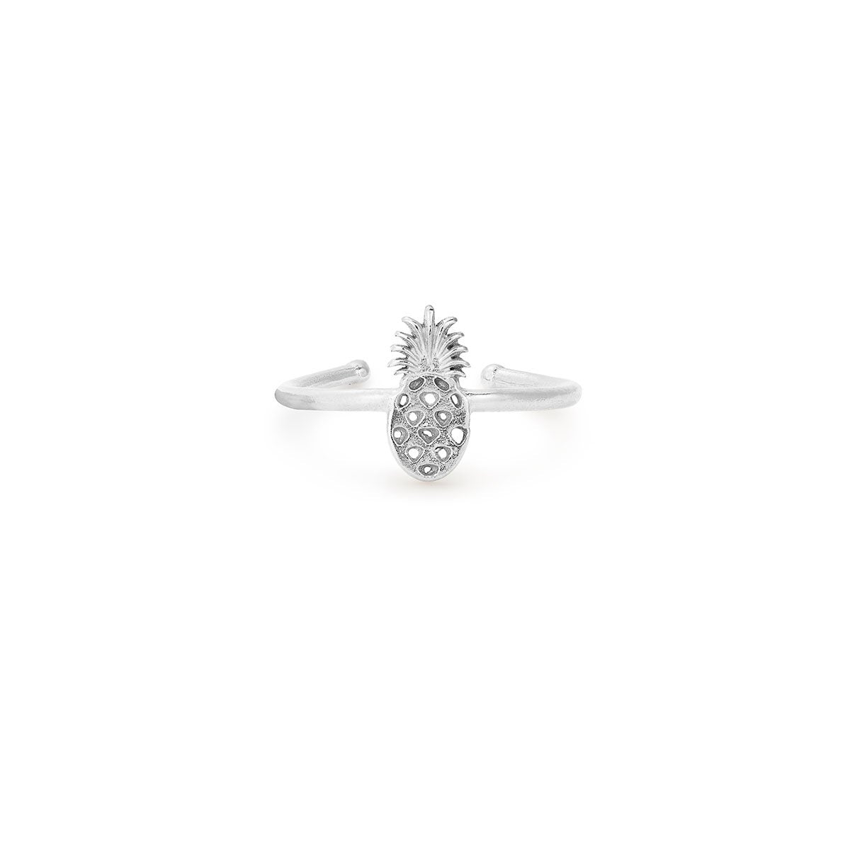 Pineapple Adjustable Ring, Sterling Silver, Alex and Ani