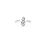 Pineapple Adjustable Ring, Sterling Silver, Alex and Ani