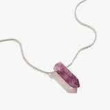 Amethyst Gemstone Necklace, Sterling Silver, Alex and Ani