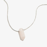 Rose Quartz Gemstone Necklace, Sterling Silver, Alex and Ani